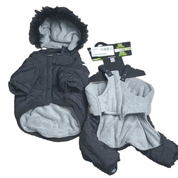 SILVER Paw Dog Snow Suit - Picture 1 of 11